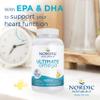 Nordic Naturals, Ultimate Omega-3, 1280mg, Lemon Flavour, High Dose, 120 Softgels, Soy Free, Non GMO view 2