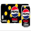 Pepsi Max Mango, 8 x 330ml view 1