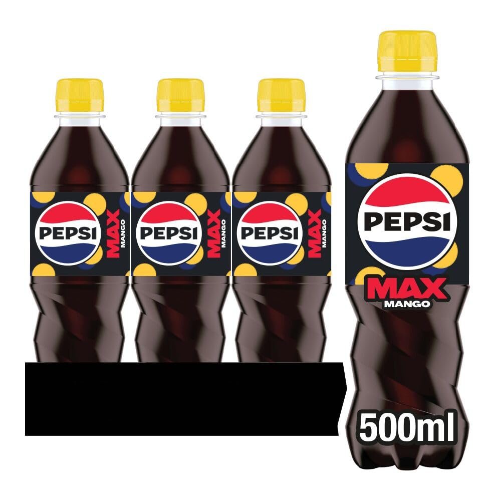 Pepsi Max Mango, 500ml (Pack of 24)
