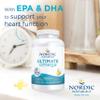 Nordic Naturals, Ultimate Omega-3, 1280mg, with EPA and DHA, High Dose, Lemon Flavour, 180 Softgels, Lab-Tested, Soy Free, Gluten Free, Non GMO view 2