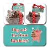 ButtonChocs Birthday Chocolate Piglet - Pig Out! It's Your Birthday. Belgian Milk Chocolate Birthday Gift. view 2