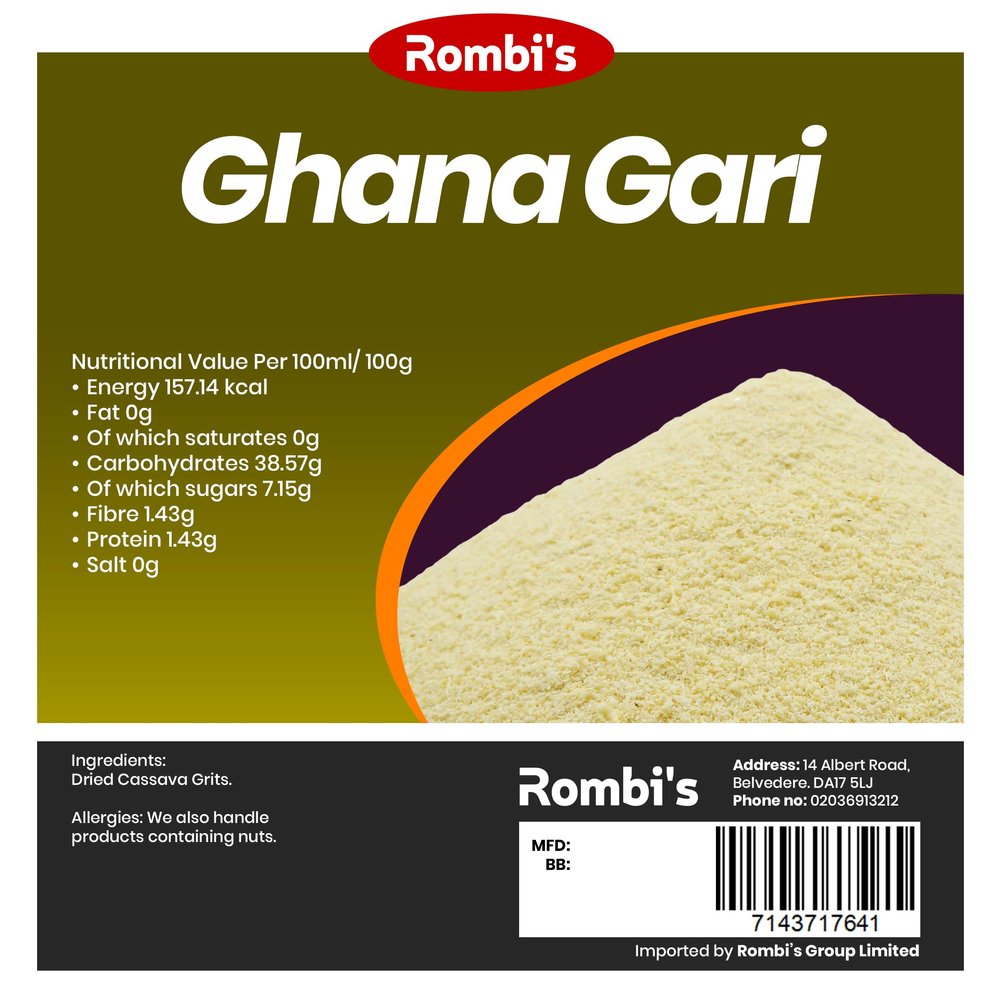 Rombi's Ghana Gari 4kg