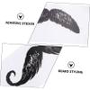 Beavorty 30pcs Beard Protective Stickers Self-adhesive Feature Hair Removal Stickers for Beard Styling view 3