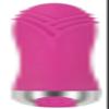 10 Modes Personal Quiet Bullet Massage Rod Powerful Mini Stick Strong Shock Electric Bullet Portable Soft Ball for Women Pleasure, Handheld Pocket Bullet for Relax, Foot Back Massage Tool (Rose Red2) view 1