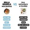 Rollagranola - Calm - Cashew, Mango & Chocolate Chunk Oat Granola 350g Pack. Gluten Free & Suitable For A Vegan Diet. Crunchy Adaptogenic Granola. Nutritiously Nootropic Naturally. view 4