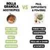 Rollagranola - Complete Vegan - Hazelnut Butter & Cranberry Granola 350g Pack. Gluten Free & Suitable For A Vegan Diet. Crunchy Adaptogenic Granola. Nutritiously Nootropic Naturally. view 4