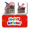 ButtonChocs Birthday Chocolate Train - Happy Birthday. Belgian Milk Chocolate Birthday Gift. view 2