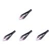 Beaupretty 4pcs Automatic Eyebrow Tweezers Retractable Slanted Tip Tweezer Kit for Eyebrow Removal Precision Makeup Tool for Facial Hair Care Random Color view 1