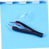 Beaupretty 4pcs Automatic Eyebrow Tweezers Retractable Slanted Tip Tweezer Kit for Eyebrow Removal Precision Makeup Tool for Facial Hair Care Random Color view 2