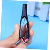 Beaupretty 4pcs Automatic Eyebrow Tweezers Retractable Slanted Tip Tweezer Kit for Eyebrow Removal Precision Makeup Tool for Facial Hair Care Random Color view 3