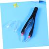 Beaupretty 4pcs Automatic Eyebrow Tweezers Retractable Slanted Tip Tweezer Kit for Eyebrow Removal Precision Makeup Tool for Facial Hair Care Random Color view 4