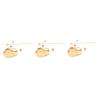 Cabilock 3pcs copper scale home dcor weight machine medical milligram scale chinese medicine weights Tea Leaf micro travel jewelry Home Small balance weighing view 1
