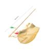 Cabilock 3pcs copper scale home dcor weight machine medical milligram scale chinese medicine weights Tea Leaf micro travel jewelry Home Small balance weighing view 2