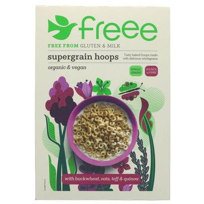 FREEE Gluten Free Organic Supergrain Hoops 300g
