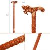 Wooden Walking Sticks Elderly Crutch Walnut Crutches Beautifully Carved 8 Kinds Of Models 90 Cm Long According To The Needs Of Their Own Truncated Mobility Aid for Elderly, Seniors & Handicap view 2