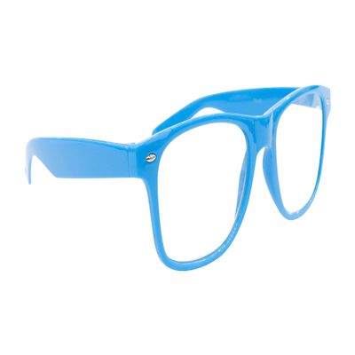 Fads & Fashions Classic Retro Oversized Style Mens Womans Geek Nerd Reading Glasses with 35 Colours TN49 (Dodger Blue, 1.50, multiplier_x)