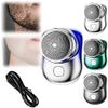 2023 New Upgrade Powerful Storm Shaver Men's Electric Shavers,Rechargeable USB Electric Shaver Pocket Size Wet and Dry (Silver) view 1