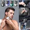 2023 New Upgrade Powerful Storm Shaver Men's Electric Shavers,Rechargeable USB Electric Shaver Pocket Size Wet and Dry (Silver) view 2
