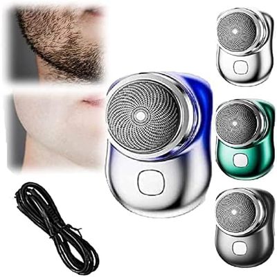 2023 New Upgrade Powerful Storm Shaver Men's Electric Shavers,Rechargeable USB Electric Shaver Pocket Size Wet and Dry (Black)