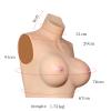 Breathable and Flexible Artificial Silicone Breast Nipple Breasts Cosplay Transgender Drag Queen Bridesmaid Transvestite (D) view 4