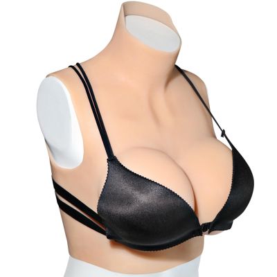 Breathable and Flexible Artificial Silicone Breast Nipple Breasts Cosplay Transgender Drag Queen Bridesmaid Transvestite (B)