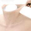 Breathable and Flexible Artificial Silicone Breast Nipple Breasts Cosplay Transgender Drag Queen Bridesmaid Transvestite (B) view 3