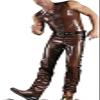 Latex Tank Shirt Top and Rubber Pants Trousers Leggings,Custom (Please Leave A Message),Small view 1