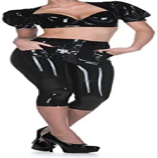 100% Latex Rubber Black Ladies Sexy Suit,Black,Large
