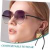 1 Pair Glasses Accessories Restoration Kit Metal Black Glasses Aunglasses Silicone Titanium Sunglasses Arms Glasses Arm Repair Legs Replacement Eyeglasses Frame Temple End Man Soft view 4