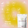 UKHealthHouse Vitamin D3 4000iu & K2 100ug (MK7) Vitamin D3 K2 Tablets Supports Normal Bones Muscles Teeth Immune System Cholecalciferol Menaquinone-7 (30 tabs) view 3