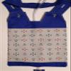 Sea Side. Grey. Catheter Night Bag Holder with a Handle and Bag Supportive Clips, Cover.100% Cotton. Patchwork Quality. view 3