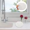 Marble soap Dish Round soap Tray bar soap Holder soap Holder Tray draining soap Dish soap draining Dish Rack Counter Tray Bathroom soap Holder Marbling White Travel Sink view 2