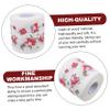 4 Rolls Christmas Toilet Roll Christmas Party Supplies Christmas Toilet Tissue Xmas Kitchen Tissue Xmas Face Napkin Christmas Stocking Stuffer Disposable Paper Facial Tissue view 3