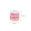 4 Rolls Christmas Toilet Roll Funny Christmas Toilet Paper Cocktail Napkins Disposable Kitchen Paper Napkin Christmas Tissue Napkin Paper Kitchen Tissue Face Roll of Tissue view 4