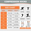 BODALA Plus Size Compression Socks for Women&Men, 20-30 mmHg Up to 7X-Large Extra Wide Calf Knee High for Support Circulation view 2