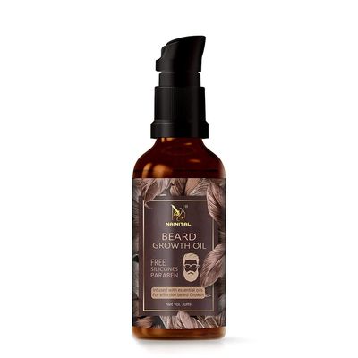 QURA Beard Oil for Growing Beard Faster, Mustache Beard Growth Oil, 30ml, Pack of 1