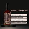 QURA Beard Oil for Growing Beard Faster, Mustache Beard Growth Oil, 30ml, Pack of 1 view 4