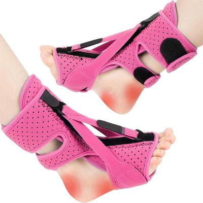 VIDECOR Plantar Fasciitis Night Splint Drop Foot Orthotic Brace,Improved Dorsal Night Splint for Effective Relief from Plantar Fasciitis, Achilles Tendonitis, Heel and Ankle Pain,B