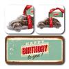 ButtonChocs Birthday Chocolate Car - Happy Birthday. Belgian Milk Chocolate Birthday Gift. Happy Birthday Car Plate Swing Label. view 2