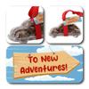 ButtonChocs To New Adventures Chocolate Car. Belgian Milk Chocolate Leaving Gift. Goodbye Gift. view 2