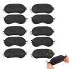 10 PCS Sleep Eye Mask Shade Cover, Sleeping Blindfold for Men & Women, Lightweight Sleeping Mask with Nose Pad and Adjustable Strap for Travel/on The Plane/Lunch Break/Hotel/Camping Usage ( Black ) view 1