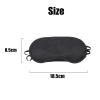 10 PCS Sleep Eye Mask Shade Cover, Sleeping Blindfold for Men & Women, Lightweight Sleeping Mask with Nose Pad and Adjustable Strap for Travel/on The Plane/Lunch Break/Hotel/Camping Usage ( Black ) view 2