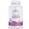 Nordic Naturals, Omega Woman, 500mg Omega-3, with Evening Primrose Oil, Highly Dosed, Lemon Flavour, 120 Softgels, Soy-Free, Gluten-Free, Non-GMO view 1