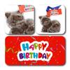 ButtonChocs Birthday Chocolate Kitten - Happy Birthday. Belgian Milk Chocolate Birthday Gift. Cat Lover Gift. view 2