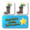 ButtonChocs Sorry You're Leaving Chocolate Welly Boot. Belgian Milk Chocolate Leaving Gift. Goodbye Gift. view 2