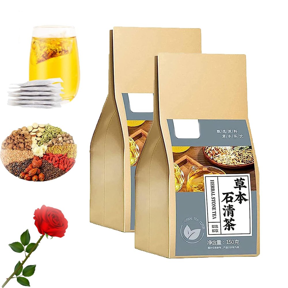 Daily Liver Nourishing Tea, 18 Flavors Liver Care Tea, Everyday Nourishing Liver Tea, Chinese Liver Tea, Liver Cleanse Tea, 18 Flavors Of Liver Protection Tea (2pcs-B)