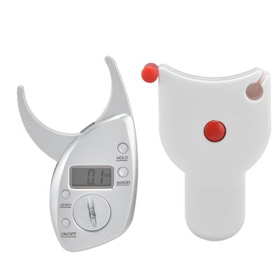 Fat Caliper Body Tape Measure ABS Digital Display Measuring Tool Digital Display Fat Clip Combo Set Built in Battery