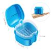 BIUDECO 2pcs Portable Case Set with High-Strength Abs Material, Wear Resistant and Compact Design, Travel Retainer Container for Daily Use view 2