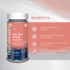 Feel Amazing Hair, Skin & Nails Gummies - Zinc, Biotin & Vitamin C - Blueberry Flavoured - Vegetarian - 60 Gummies - 30 Servings - 1 Month Supply view 3