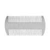 Koanhinn Dual Action Stainless Steel Credit Card Size Comb Wallet Comb Pocket Comb Anti-Static Hair Comb Beard Mustache Comb For Man view 1